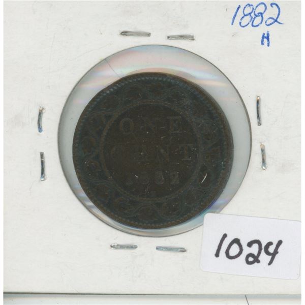 1882 One Cent Canadian