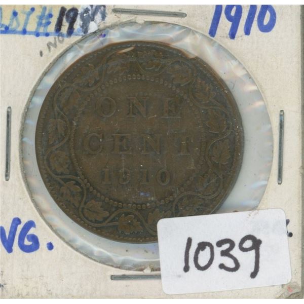 1910 One Cent Edward VII