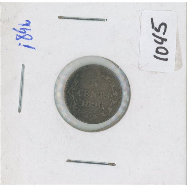 1896 5 Cent Silver Pair