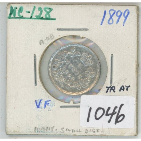 1899 5 Cent Silver