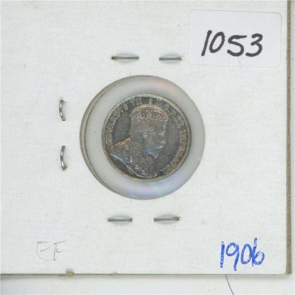 1906 5 Cent Canadian Silver