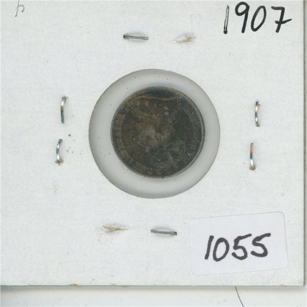 1907 5 Cent Canadian Silver