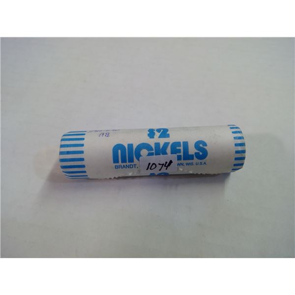 1962-1965 Mixed Roll Uncirculated Nickels