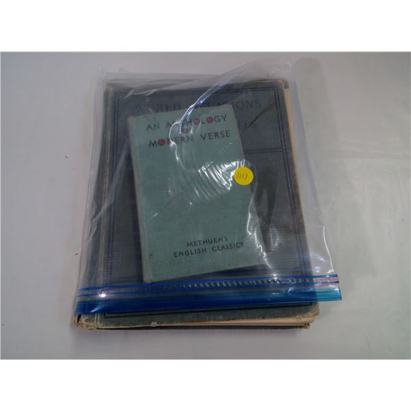 School Books 1911, 1944, 1958