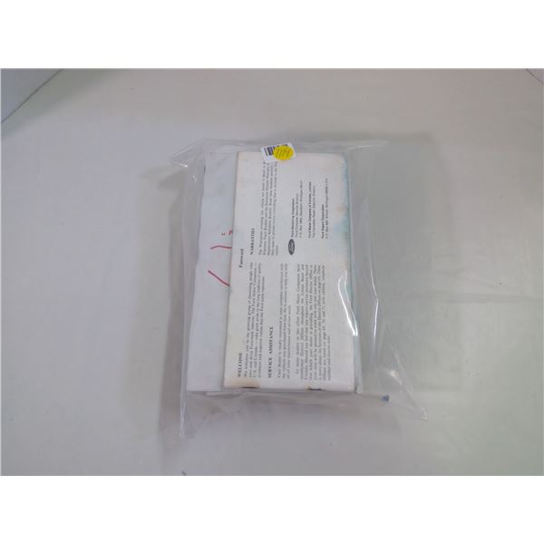 Vintage Ford Owners Manuals