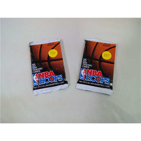 1991 Hoops Cards - 2 Unopened Packs
