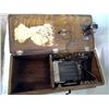 Image 6 : Oak Long Box Telephone - Has all internal Parts