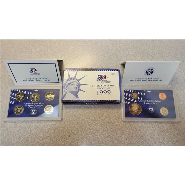 1999 United States mint proof set