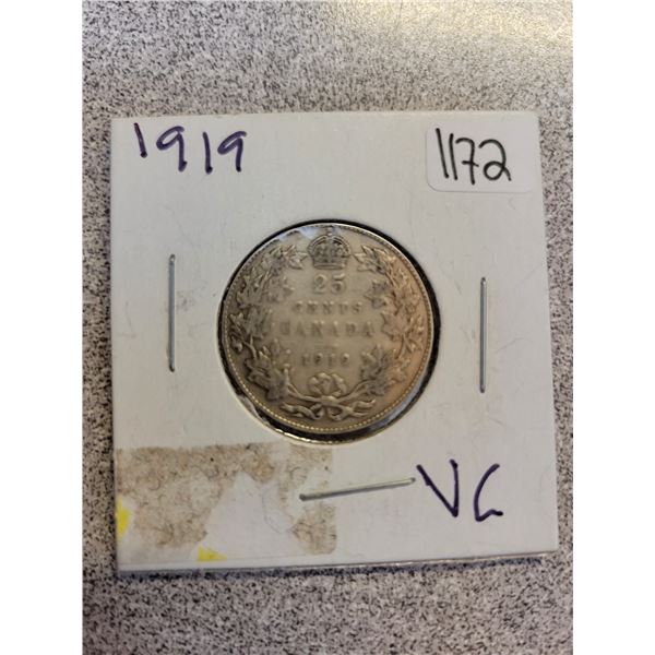 1919 Canada 25¢
