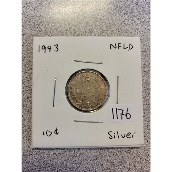 1943 Newfoundland 10¢