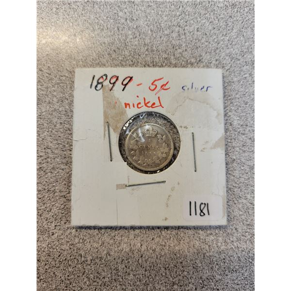 1899 5¢ Canada