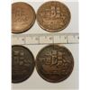 Image 13 : 6 Ships, Colonies & Commerce tokens various grades