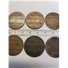 Image 3 : 6 Ships, Colonies & Commerce tokens various grades