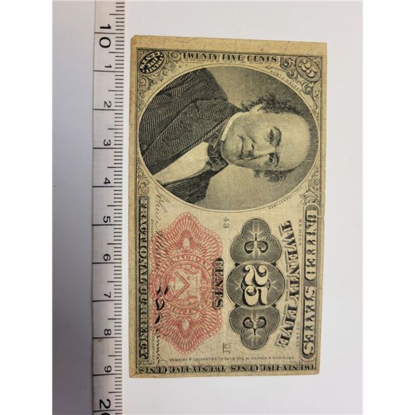 United States 25¢ note FR 1309