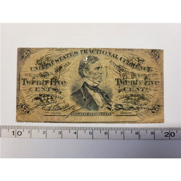 1863 United States fractional currency FR 1294