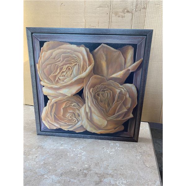 White Millennium Rose II, made by Art in Motion Canada