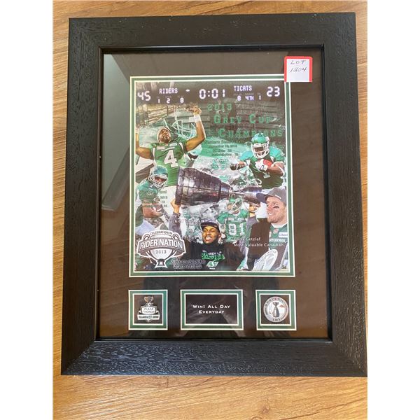 Sept 19, 2014, Plaza of Honor, 2013 Sask Rough Rider Grey Cup Champions, Induction Reggie Hunt Chris