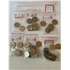 Canada Nickels 5 Cents, 55 Coins: 1-1962, 1-1974, 11-1975, 6-1976, 6-1977, 16-1978, 14-1979