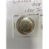 Image 2 : 1940 and 1943 Canada Half Dollar 50 Cents .800 Silver