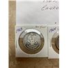 Image 2 : 1963 , 1964   1965  Canada Half Dollar 50 Cents .800 Silver