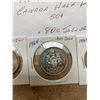 Image 3 : 1963 , 1964   1965  Canada Half Dollar 50 Cents .800 Silver