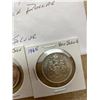 Image 4 : 1963 , 1964   1965  Canada Half Dollar 50 Cents .800 Silver