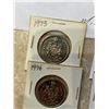 Image 2 : 1973, 1974, 1976, 1979 Canada Half Dollar 50 Cents Nickel Mint Roll