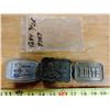 Image 1 : 3 Vintage Belt Buckles