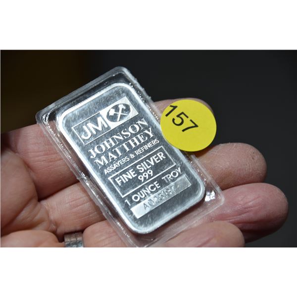 1 oz Sterling silver bar