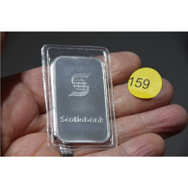 1 oz Sterling silver bar
