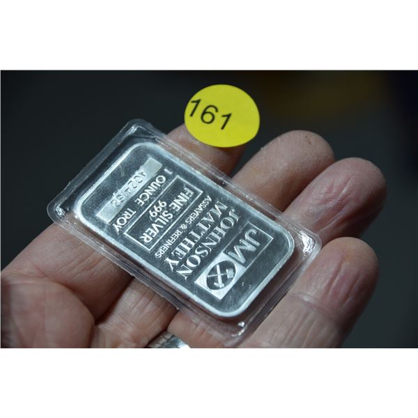 1 oz Sterling silver bar