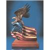 Image 1 : **FLAG BRONZE**NOT FOR ONLINE BIDDING