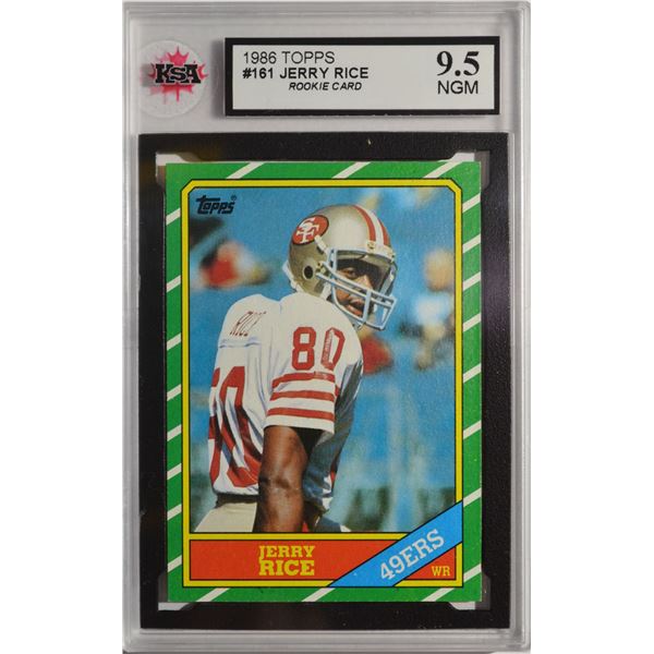 1986 Topps #161 Jerry Rice RC