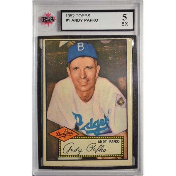 1952 Topps #1 Andy Pafko
