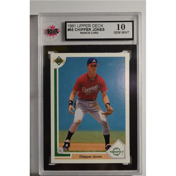 1991 Upper Deck #55 Chipper Jones RC