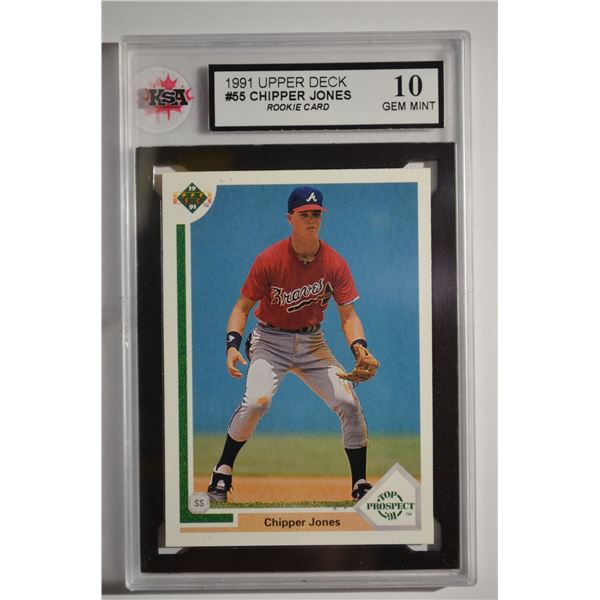 1991 Upper Deck #55 Chipper Jones RC