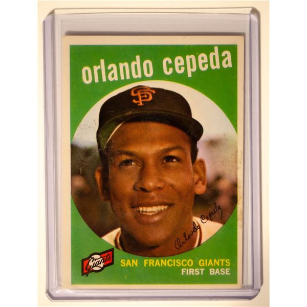 1959 Topps #390 Orlando Cepeda