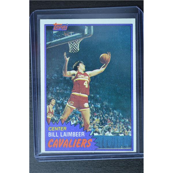 1981-82 Topps #MW74 Bill Laimbeer RC