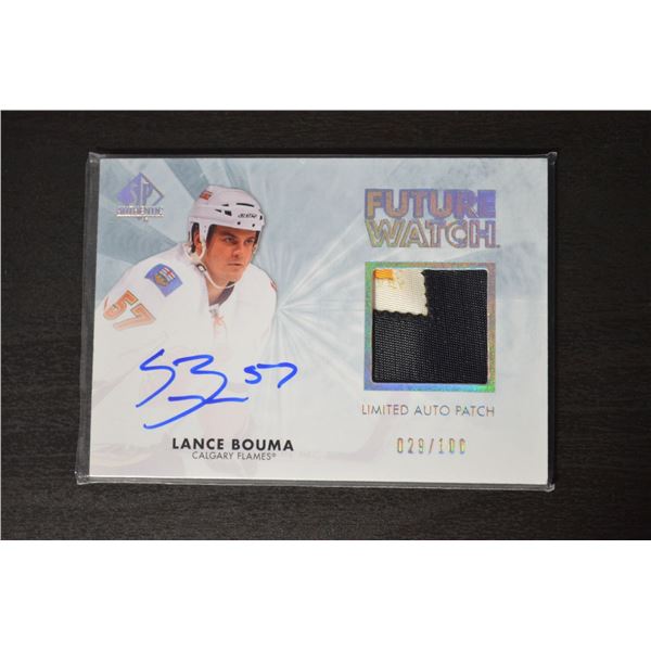 2011-12 SP Authentic Limited Patches #276 Lance Bouma AU/100