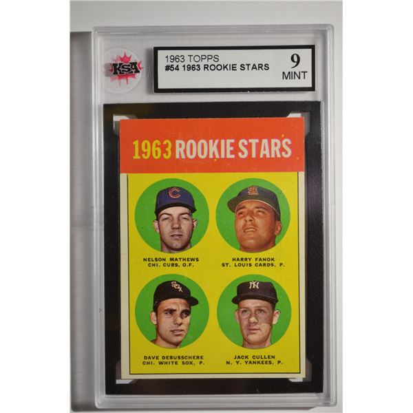 1963 Topps #54B Rookie Stars