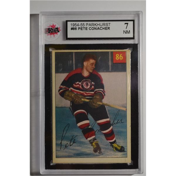 1954-55 Parkhurst #86 Pete Conacher