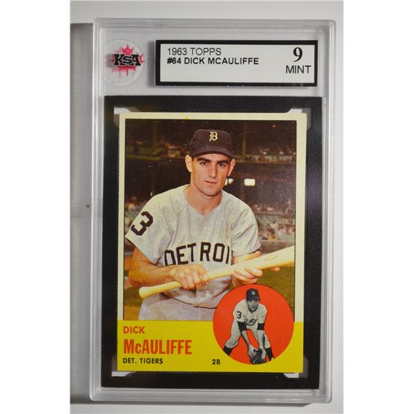 1963 Topps #64 Dick McAuliffe