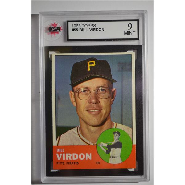 1963 Topps #55 Bill Virdon