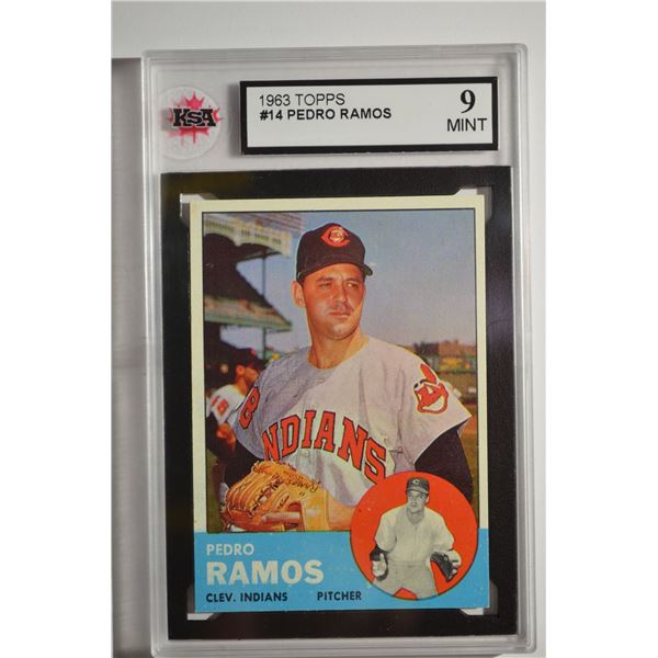 1963 Topps #14 Pedro Ramos