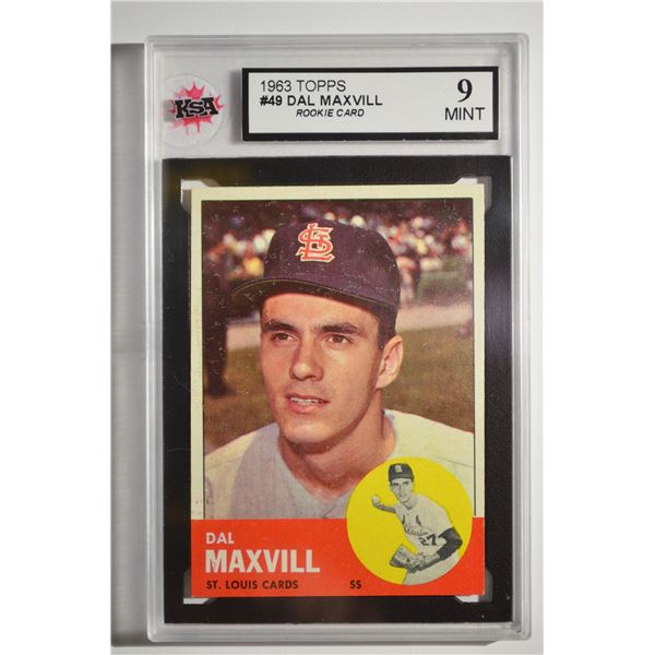 1963 Topps #49 Dal Maxvill RC