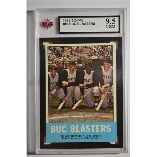 1963 Topps #18 Buc Blasters