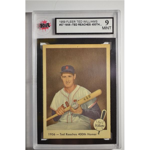 1959 Fleer Ted Williams #57 400th Homer