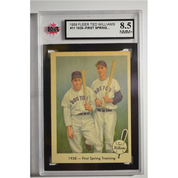 1959 Fleer Ted Williams #11 T.Williams/J.Foxx