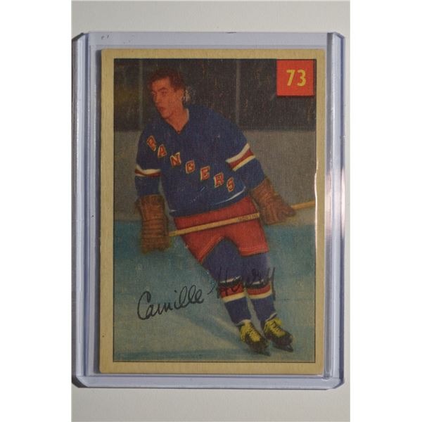 1954-55 Parkhurst #73 Camille Henry RC