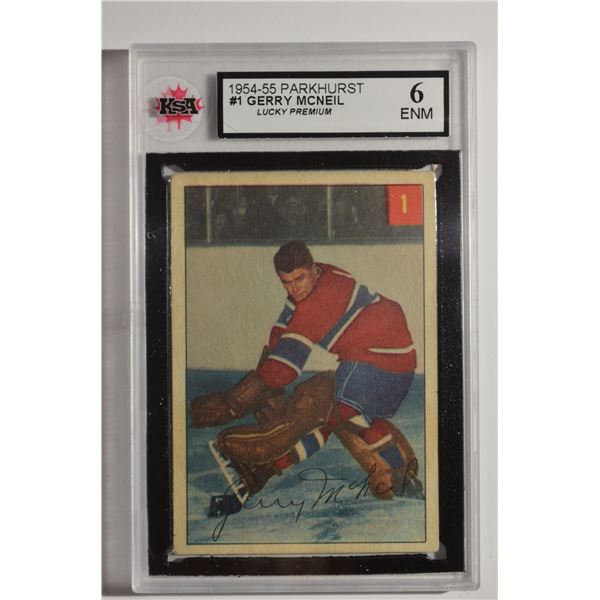 1954-55 Parkhurst #1 Gerry McNeil